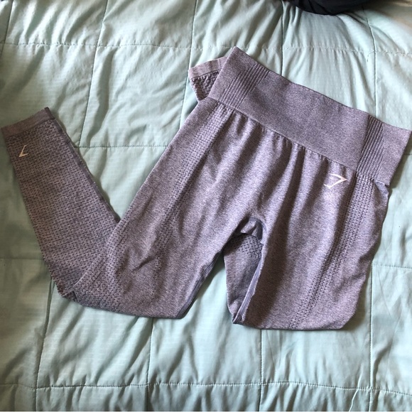 Gray gymshark vital seamless leggings - Picture 1 of 4